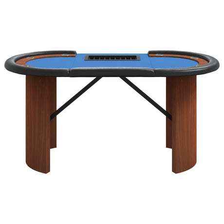 10-Player Poker Table With Chip Tray 160X80X75 Cm