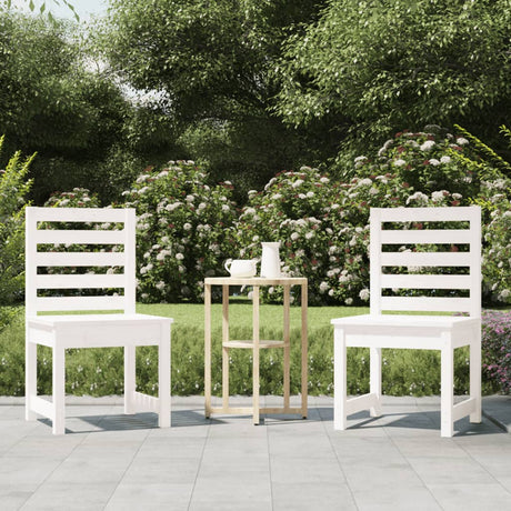 Garden Chairs 2 Pcs Solid Wood Pine