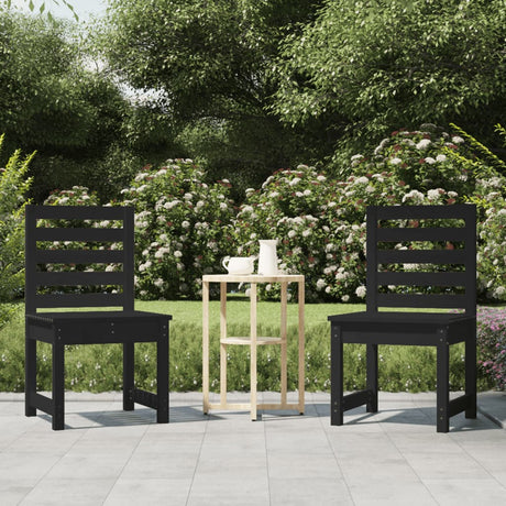 Garden Chairs 2 Pcs Solid Wood Pine