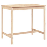 Garden Table Solid Wood Pine