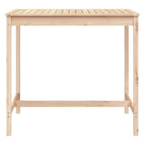 Garden Table Solid Wood Pine
