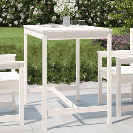 Garden Table Solid Wood Pine