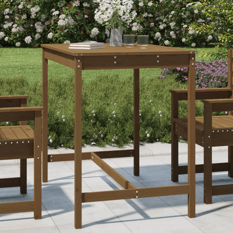 Garden Table Solid Wood Pine