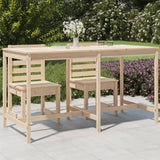 Garden Table Solid Wood Pine