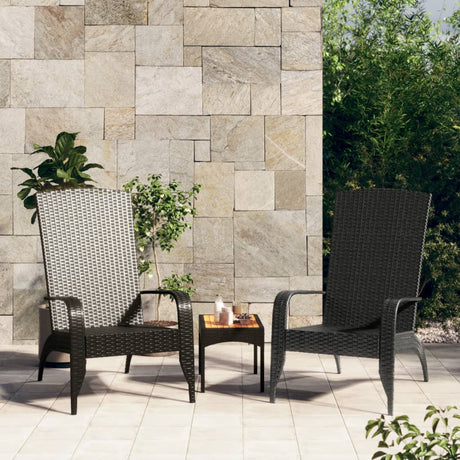 Garden Adirondack Chair Poly Rattan