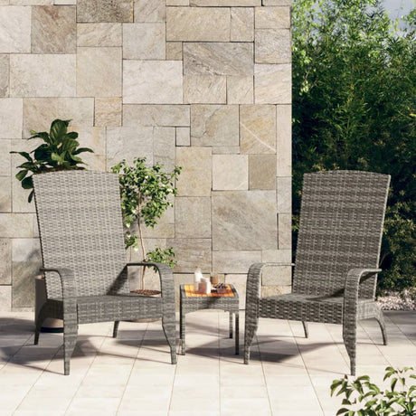 Garden Adirondack Chair Poly Rattan