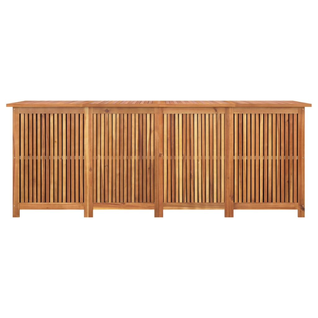 Garden Storage Box Solid Wood Acacia