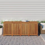 Garden Storage Box Solid Wood Acacia