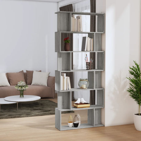 Book Cabinet/Room Divider 80X24X192 Cm Engineered Wood