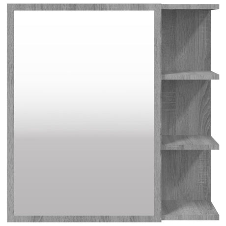 Bathroom Mirror Cabinet 62.5X20.5X64 Cm Engineered Wood