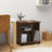 Rolling Cabinet 60X45X60 Cm Engineered Wood