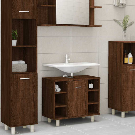 Bathroom Cabinet 60X32X53.5 Cm Engineered Wood