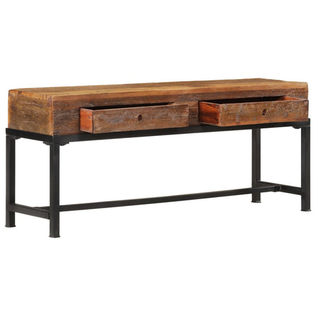 Tv Cabinet 110X30X46 Cm Solid Wood Reclaimed
