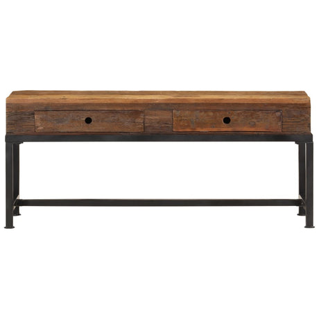 Tv Cabinet 110X30X46 Cm Solid Wood Reclaimed