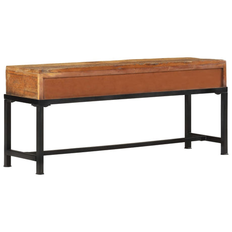 Tv Cabinet 110X30X46 Cm Solid Wood Reclaimed