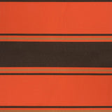 Retractable Awning Orange And Brown Fabric And Aluminium