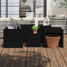 4 Piece Garden Box Set Solid Wood Pine