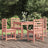 5 Piece Garden Dining Set Solid Wood Douglas