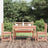 4 Piece Garden Dining Set Solid Wood Douglas