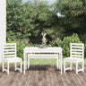4 Piece Garden Dining Set Solid Wood Douglas