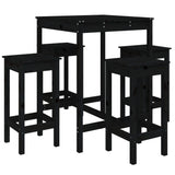 5 Piece Garden Bar Set Solid Wood Pine