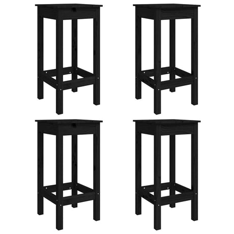 5 Piece Garden Bar Set Solid Wood Pine