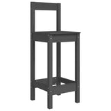 3 Piece Garden Bar Set Solid Wood Pine