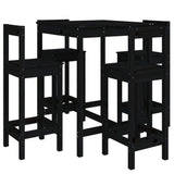 5 Piece Garden Bar Set Solid Wood Pine