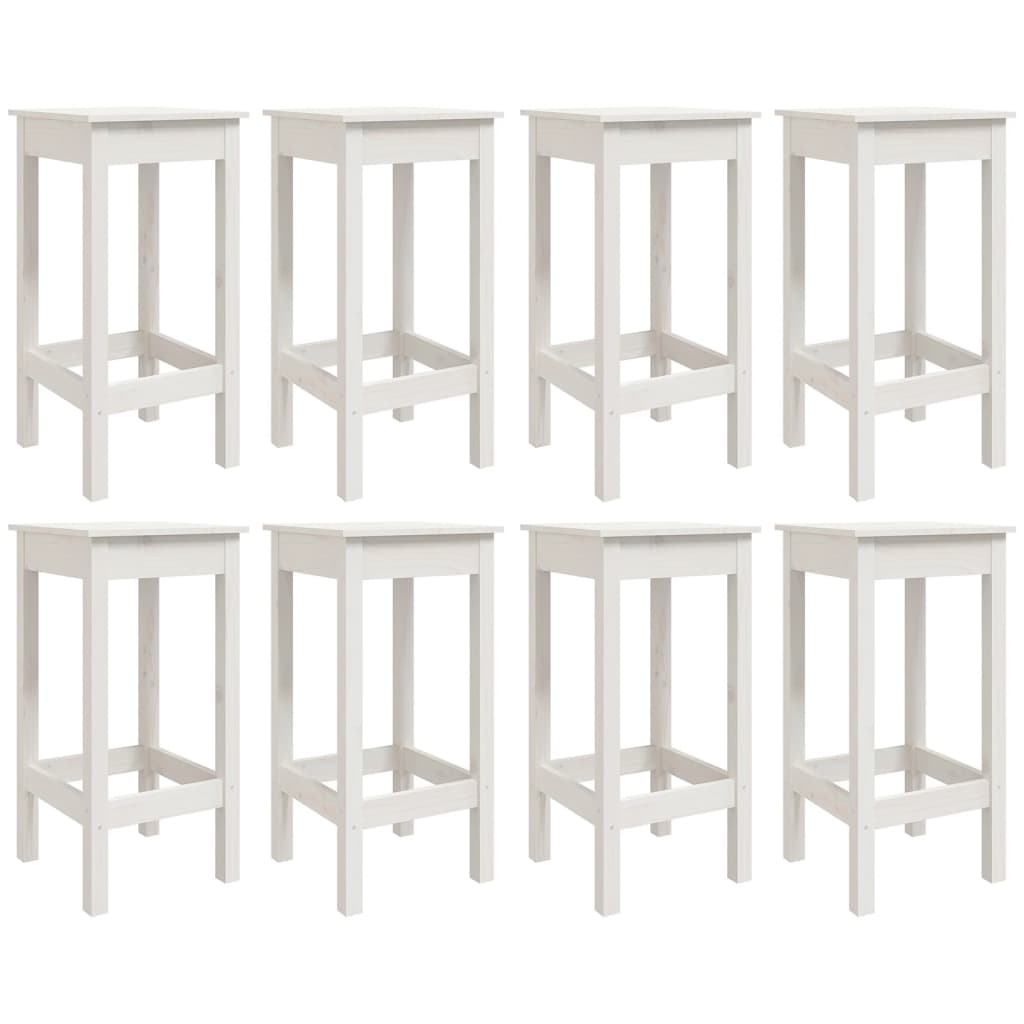 9 Piece Garden Bar Set Solid Wood Pine