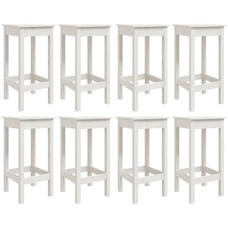 9 Piece Garden Bar Set Solid Wood Pine