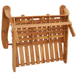 Adirondack Garden Bench 126 Cm Solid Wood Acacia