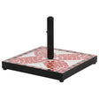 Parasol Base Terracotta And White 12 Kg