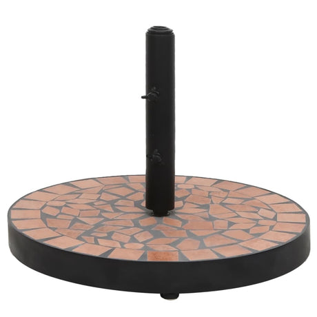 Parasol Base Terracotta And White 12 Kg