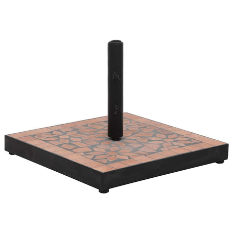 Parasol Base Terracotta And White 12 Kg