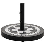 Parasol Base Terracotta And White 12 Kg