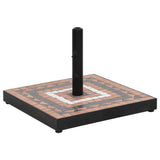 Parasol Base Terracotta And White 12 Kg