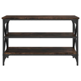 TV Cabinet Smoked Oak 80x40x50 cm Engineered Wood