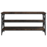 TV Cabinet Smoked Oak 100x40x50 cm Engineered Wood