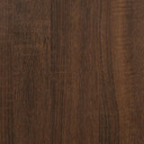 TV Cabinet Brown Oak 100x40x50 cm Engineered Wood