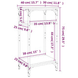 Side Table Engineered Wood