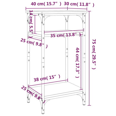 Side Table Engineered Wood