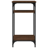 Side Table Brown Oak 40x30x75 cm Engineered Wood