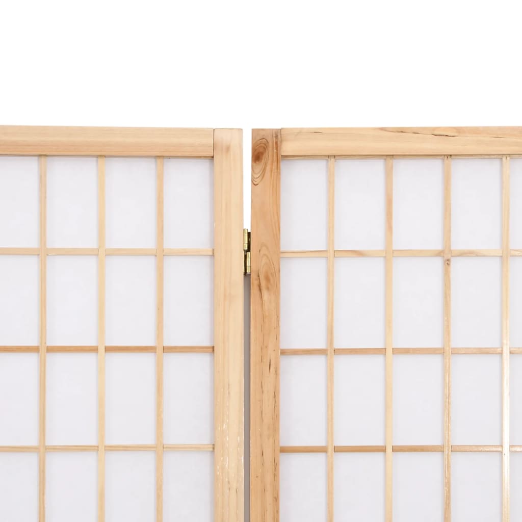 Folding 5-Panel Room Divider Japanese Style