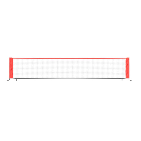Tennis Net Black And Red Polyester