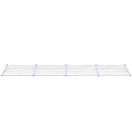 Door Canopy Grey And Transparent Polycarbonate