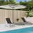 Folding Beach Chairs 2 Pcs Aluminium And Textilene