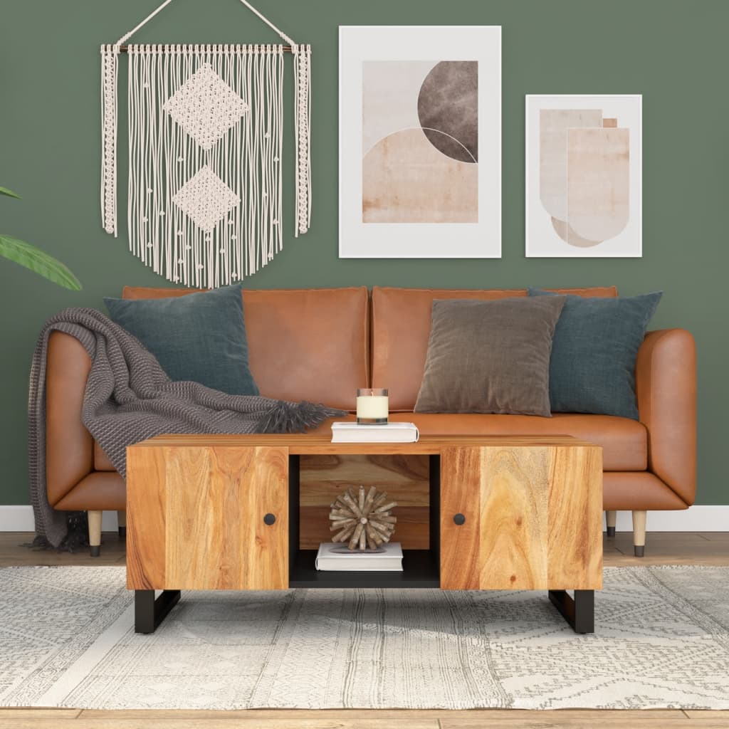Coffee Table 100X54X40 Cm Solid Wood Reclaimed&Engineered Wood