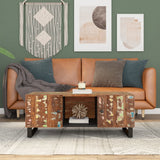 Coffee Table 100X54X40 Cm Solid Wood Reclaimed&Engineered Wood