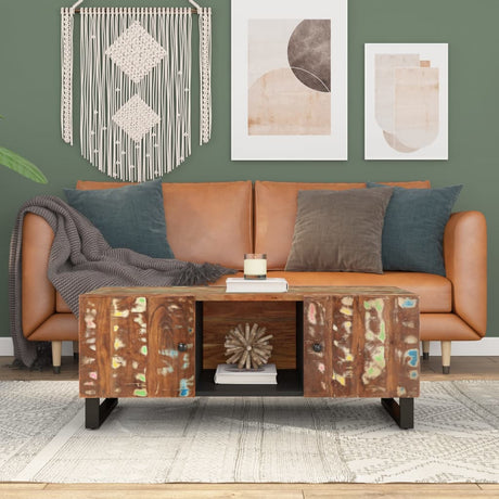 Coffee Table 100X54X40 Cm Solid Wood Reclaimed&Engineered Wood