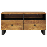 Coffee Table 80X54X40 Cm Solid Wood Mango&Engineered Wood